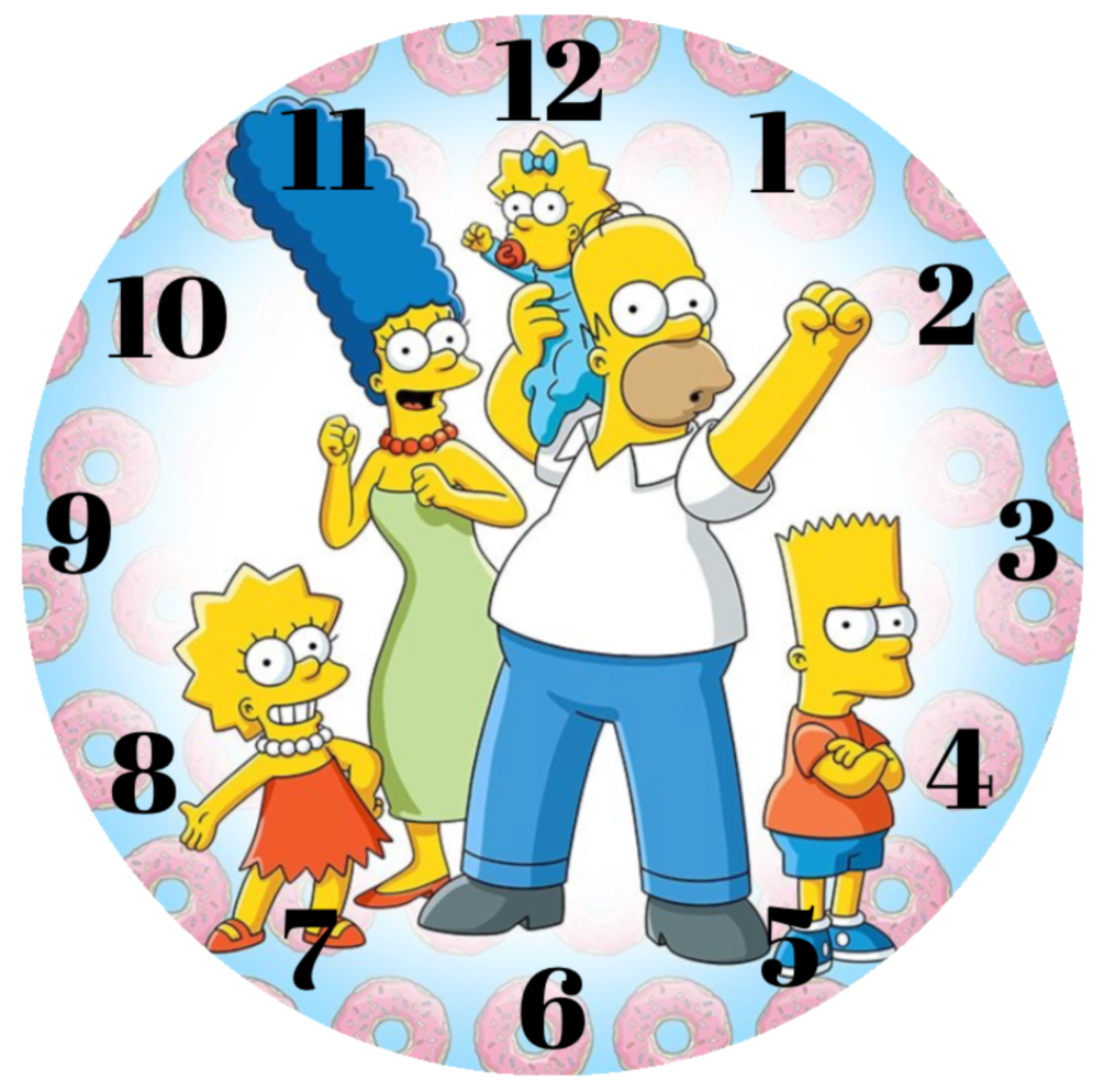 Simpsons Design, Toughened Glass Clock
