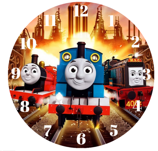 Thomas The Tank Engine Design, Toughened Glass Clock