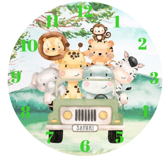 Jungle Design, Toughened Glass Clock