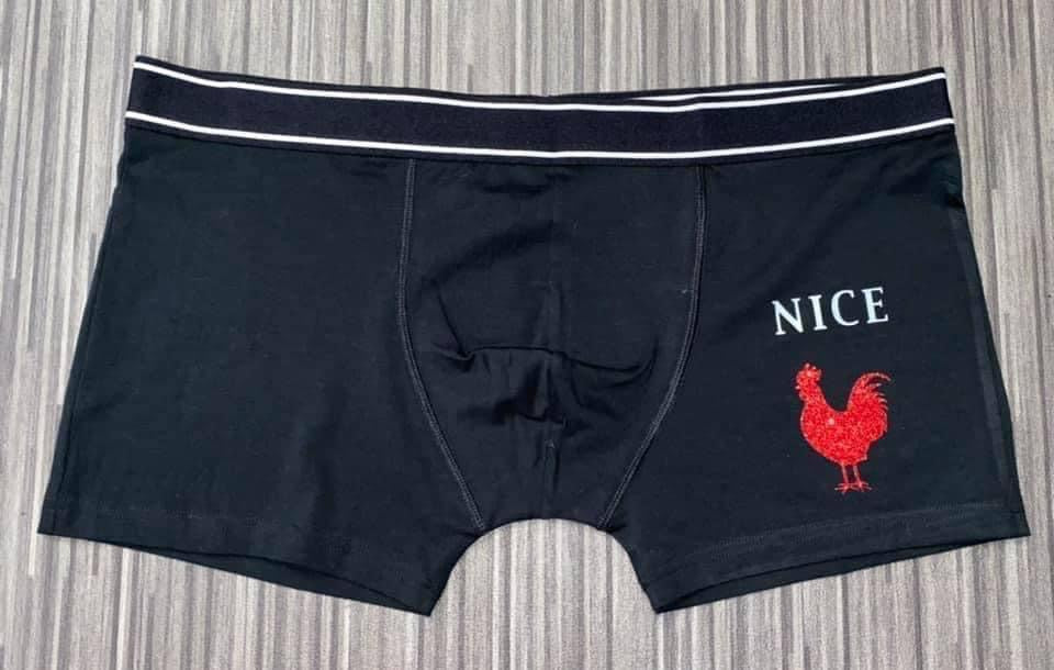 Boxer Shorts, Nice Cock, Personalised Novelty Adult Shorts, Valentines, Gifts