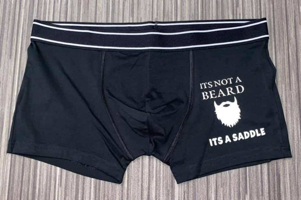 Boxer Shorts, It’s Not a Beard, Personalised Novelty Adult Shorts, Valentines, Gifts