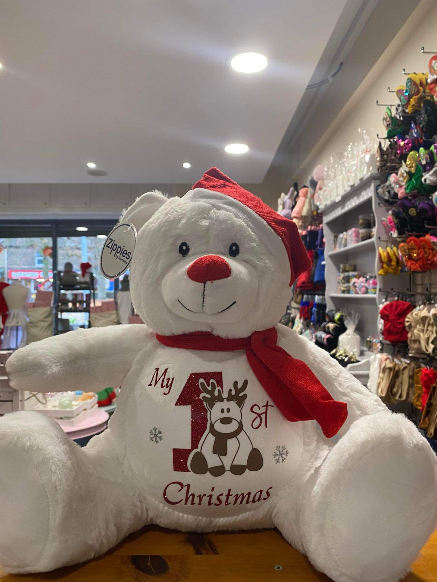 Christmas, Teddy Bear, Personalised, Soft Toy, Christmas, Teddy