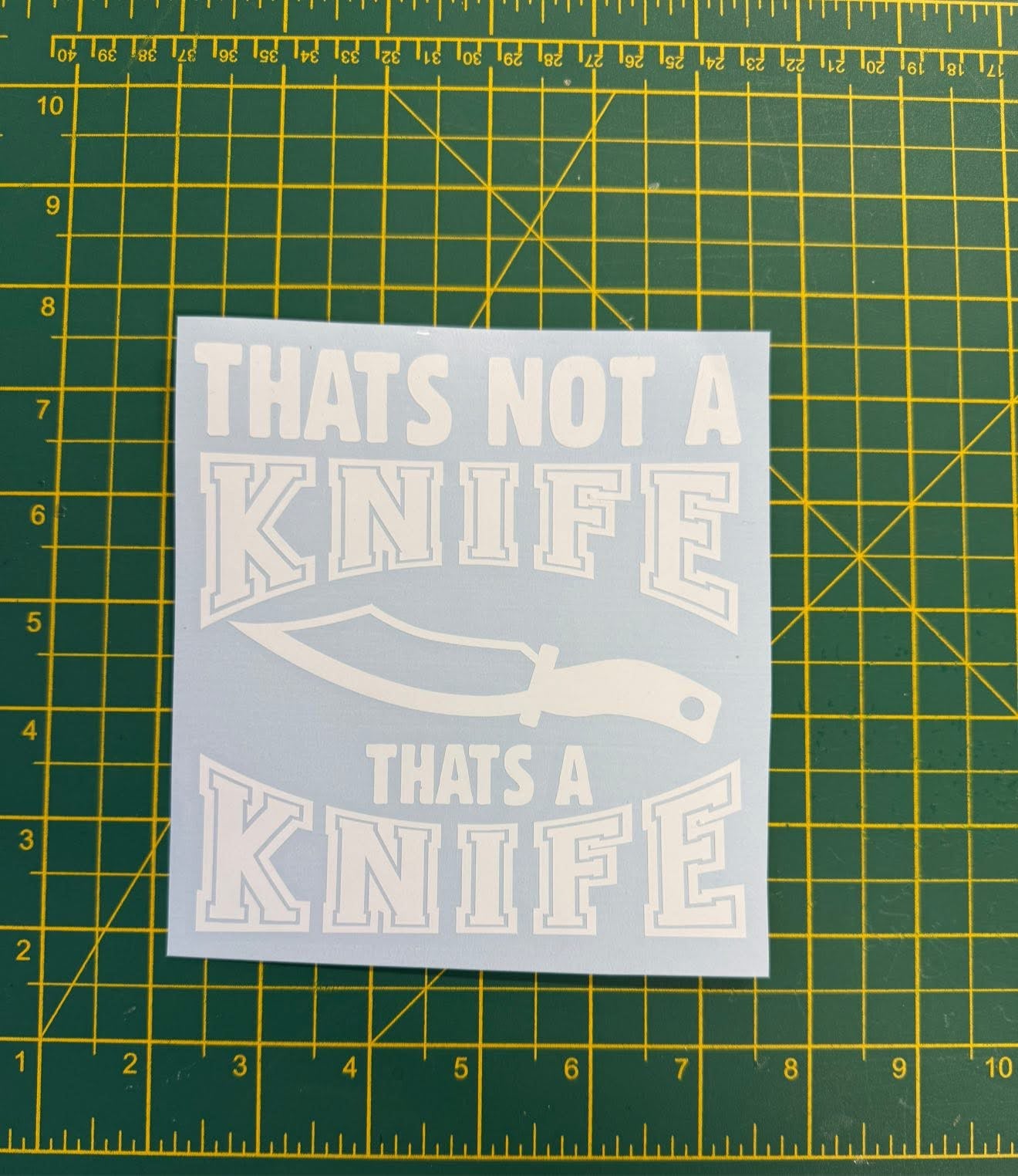 That’s not a Knife, Crocodile Dundee, Car Decal, Car Sticker
