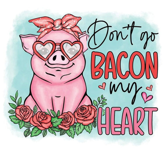 Glass Chopping Board, Don’t go Bacon my Heart, Worktop Saver