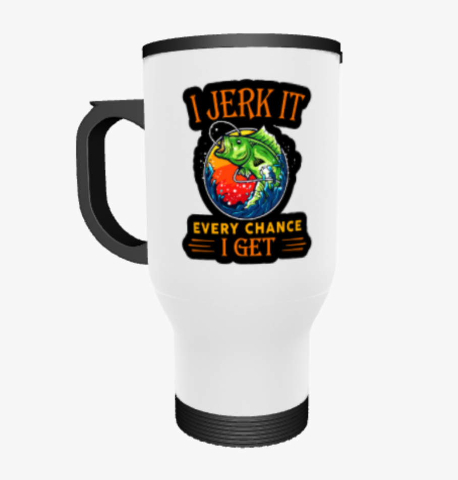 I Jerk it Every Chance I Get, Ceramic Mug, Coaster, Cushion, Water Bottle, Keyring, Travel Mug