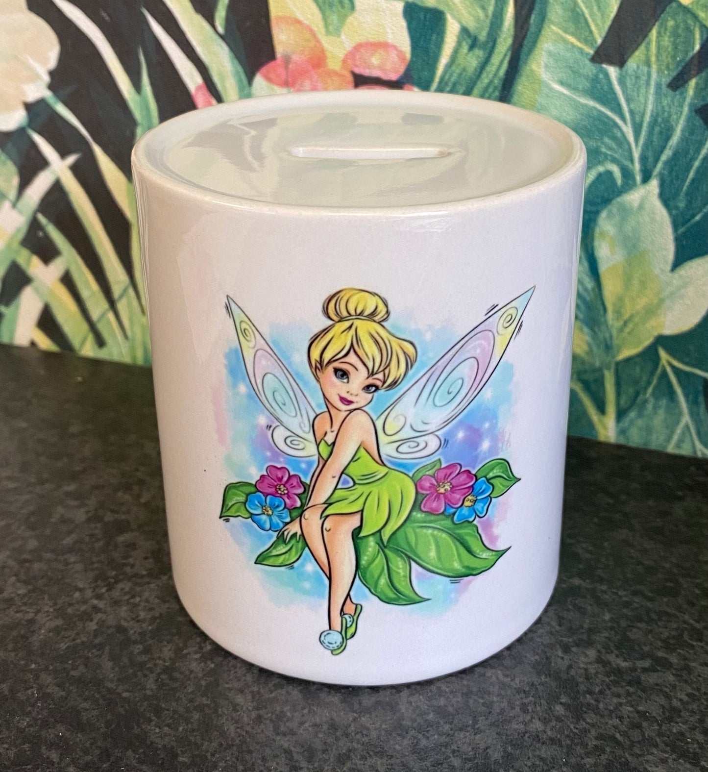 Fairy Money Box, Piggy Bank, Savings, Ceramic Money Box, Personalisation