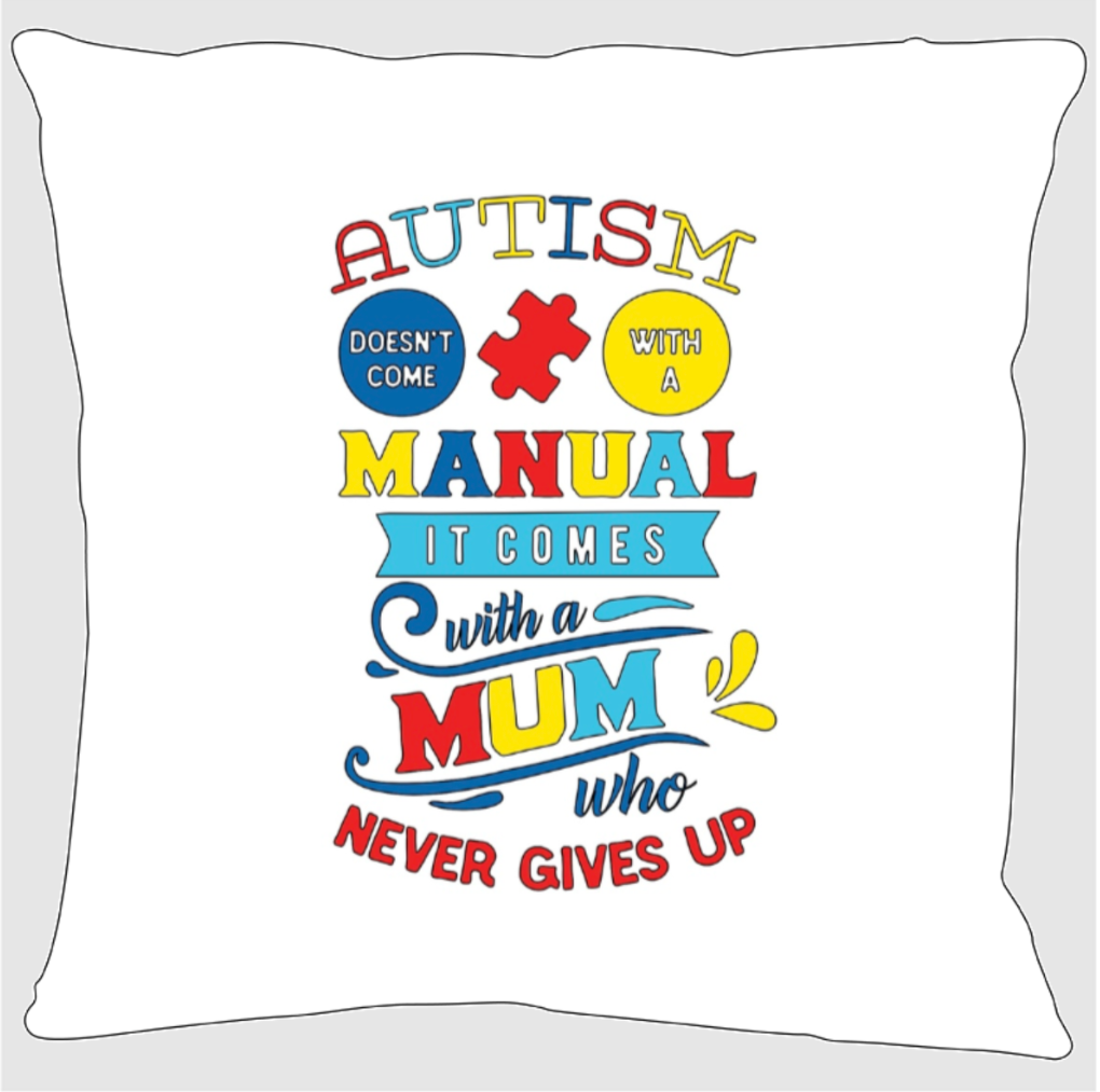 Autism Mum Ceramic Mug, Coaster, Cushion, Water Bottle, Keyring
