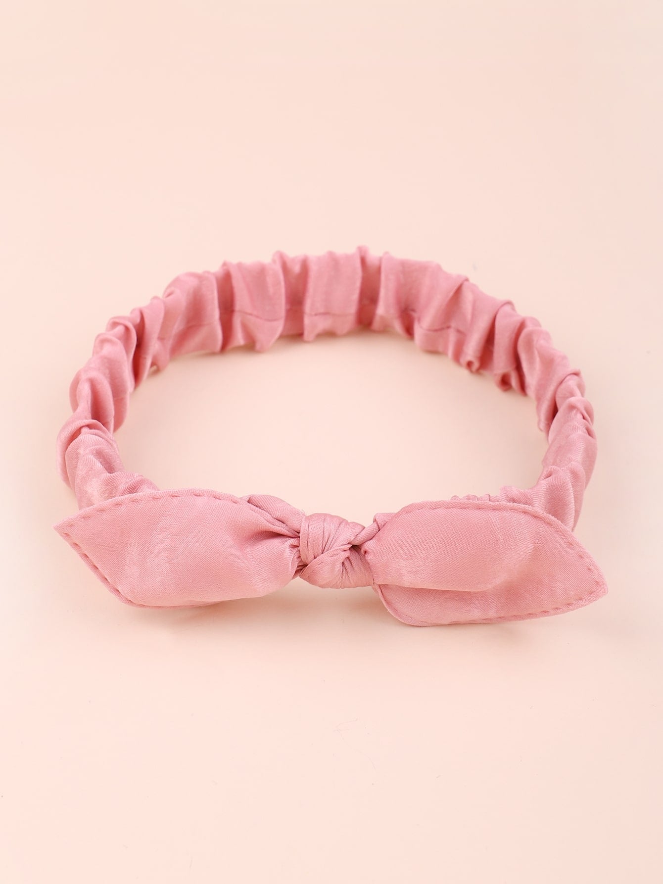 Soft Pink Bow Headband, Elasticated Headband, Child /  Toddler / Baby