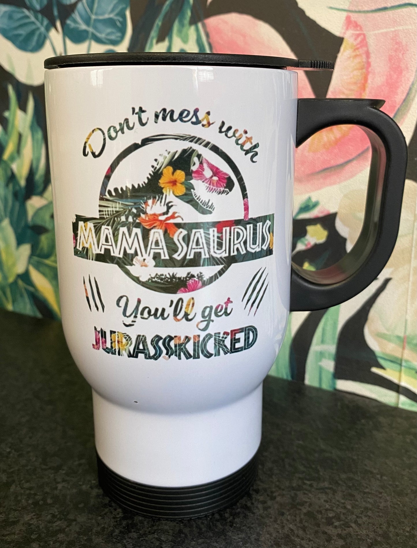 Mamasarus Jurassic Dinosaur, Travel Mug, Ceramic Mug, Coaster, Cushion, Water Bottle, Keyring