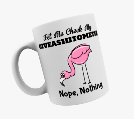 Let Me Check My GIVEAS*ITOMETER, Ceramic Mug & Coaster