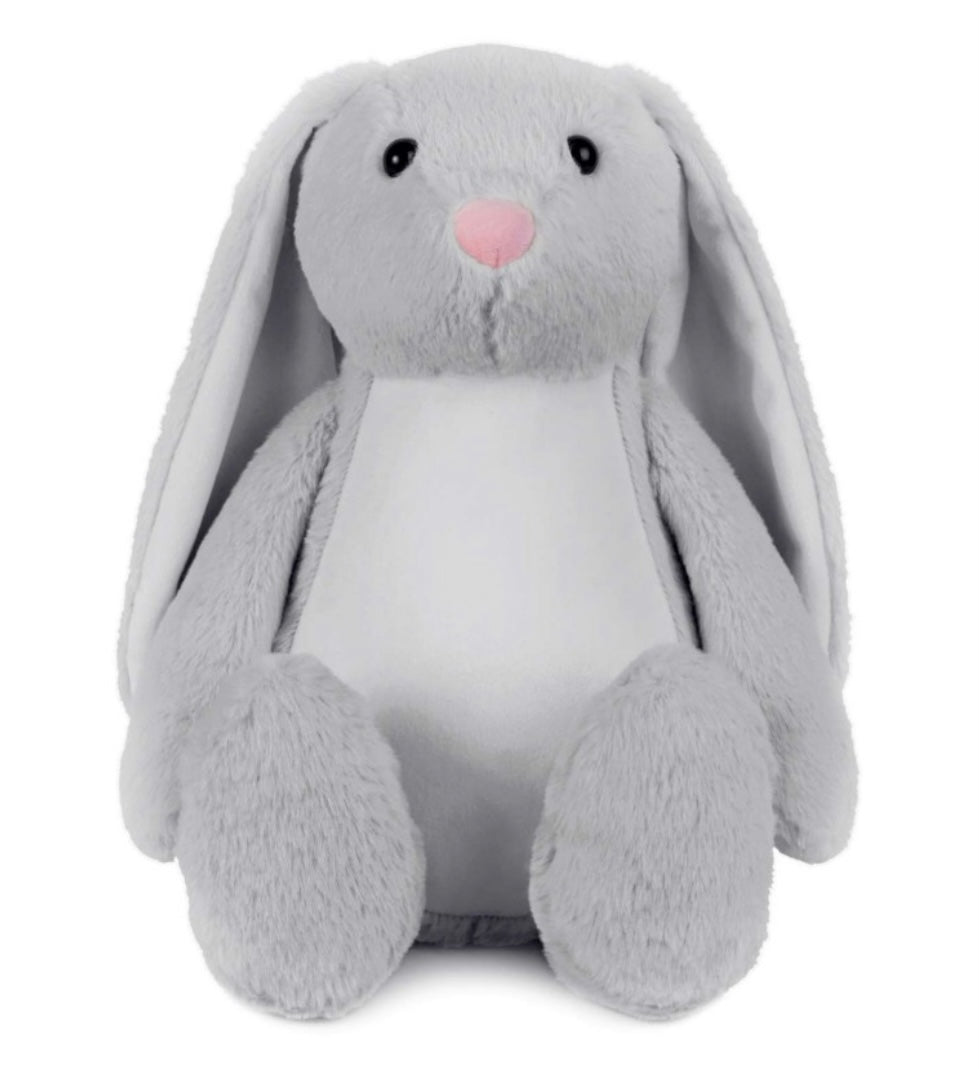 Grey Rabbit, Tummi Bear, Personalised Soft Toy