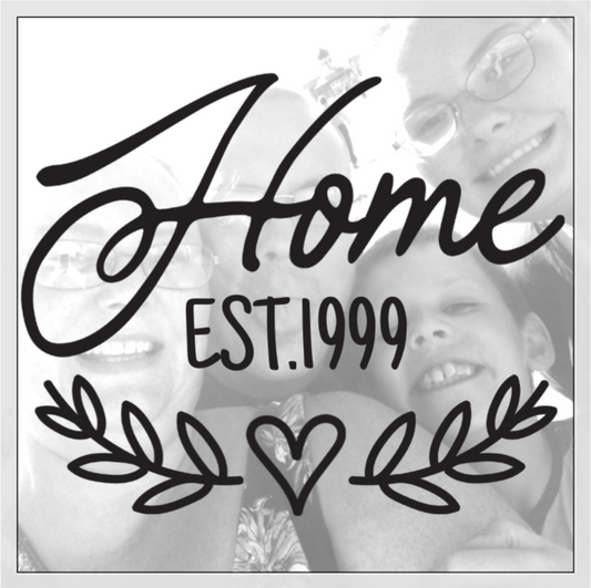 Personalised Home Est ….. Add your own Photo, Photo Slate