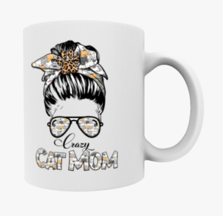 Crazy Cat Mom, Travel Mug, Ceramic Mug, Coaster, Cushion, Water Bottle, Keyring