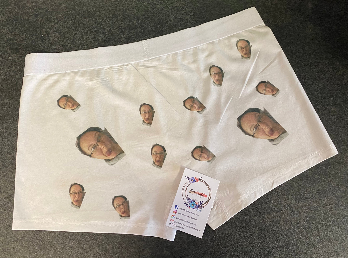 Personalised Boxer Shorts! Your Face on Boxers!