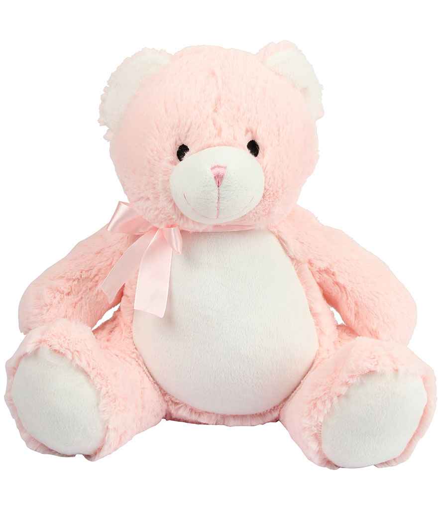 Pink Bear, Mumbles Bear, Personalised Soft Toy