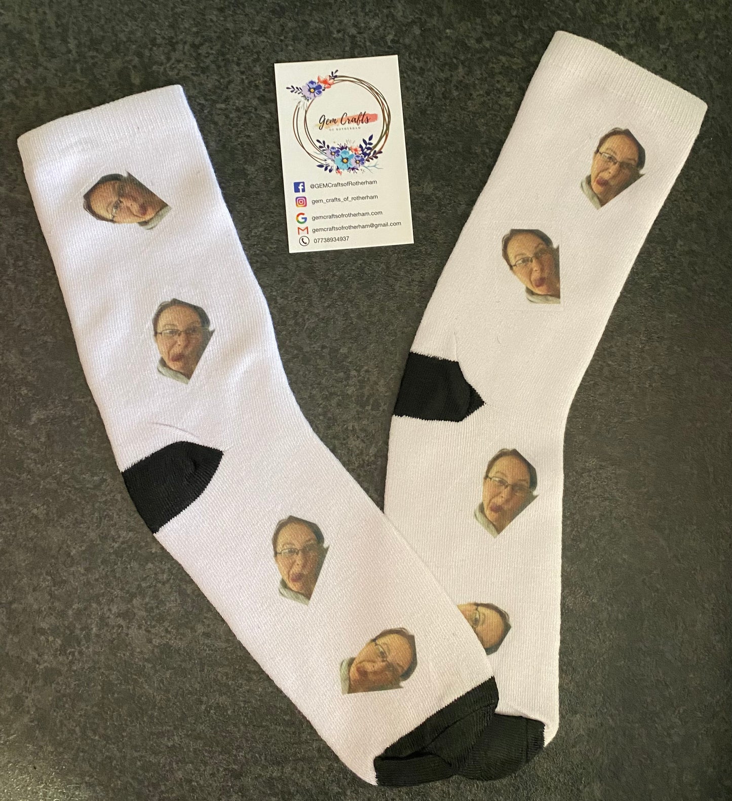 Personalised Socks! Your Face on Socks!