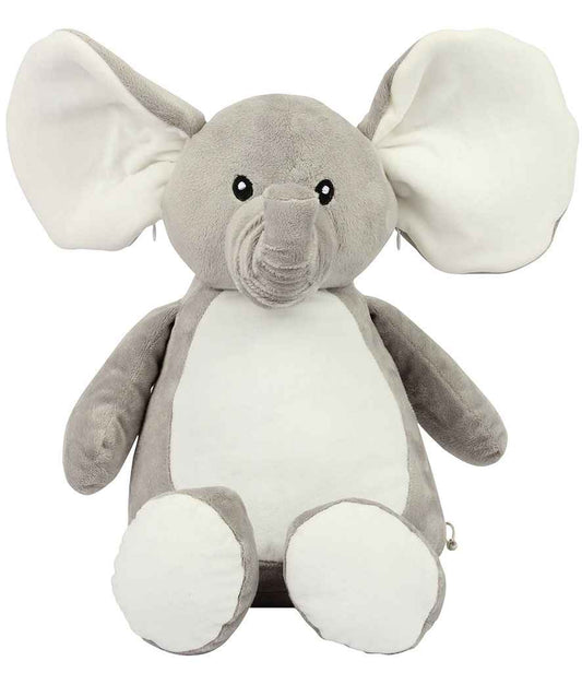 Grey Elephant, Mumbles Bear, Personalised Soft Toy