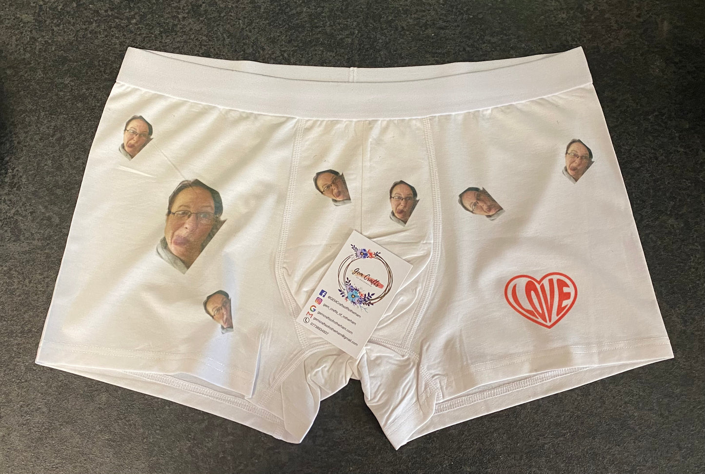 Personalised Boxer Shorts! Your Face on Boxers!
