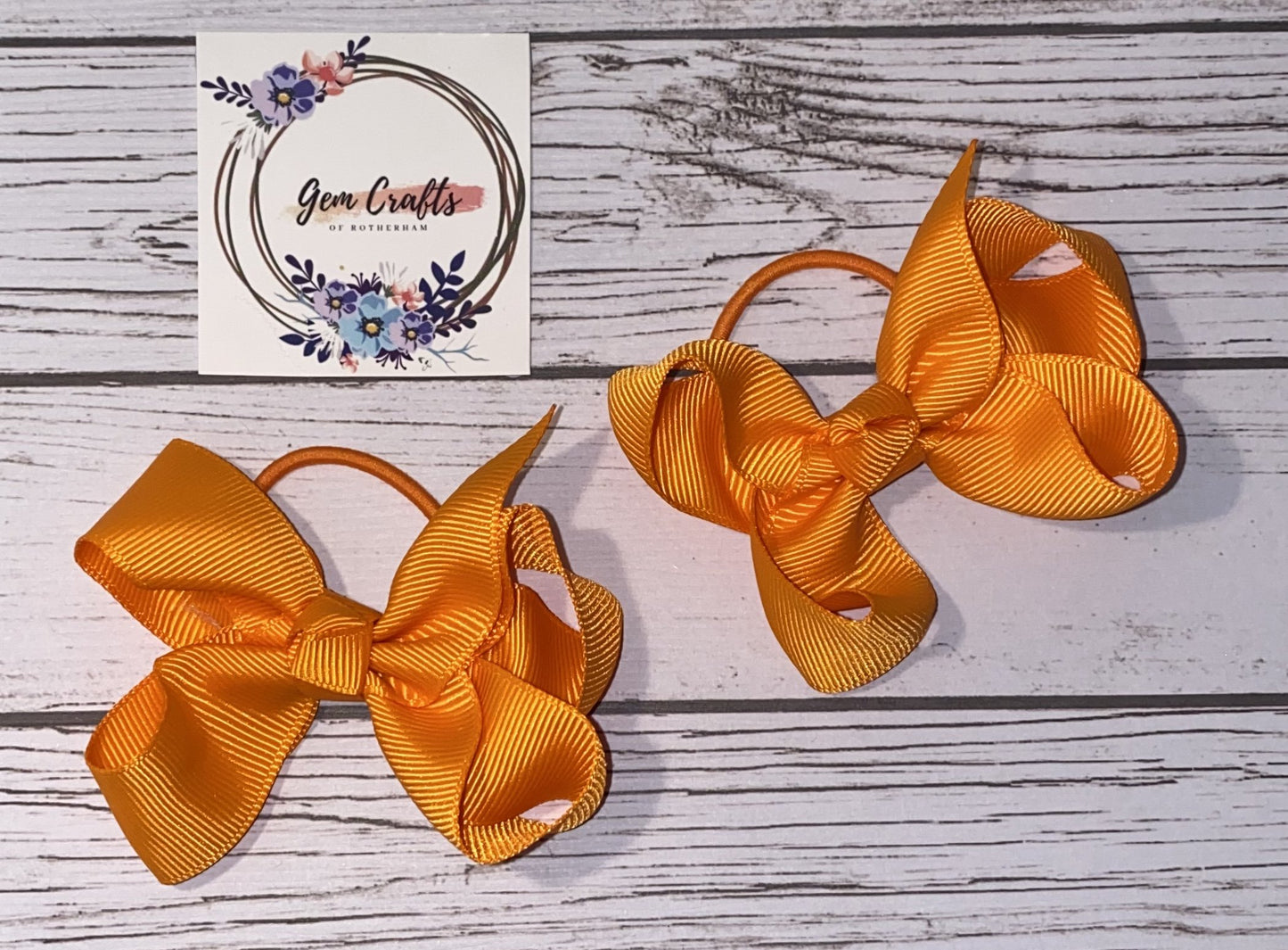 Knot Bow Hairbows, Hair Elastic, Pair of Bobbles, 20 Colours