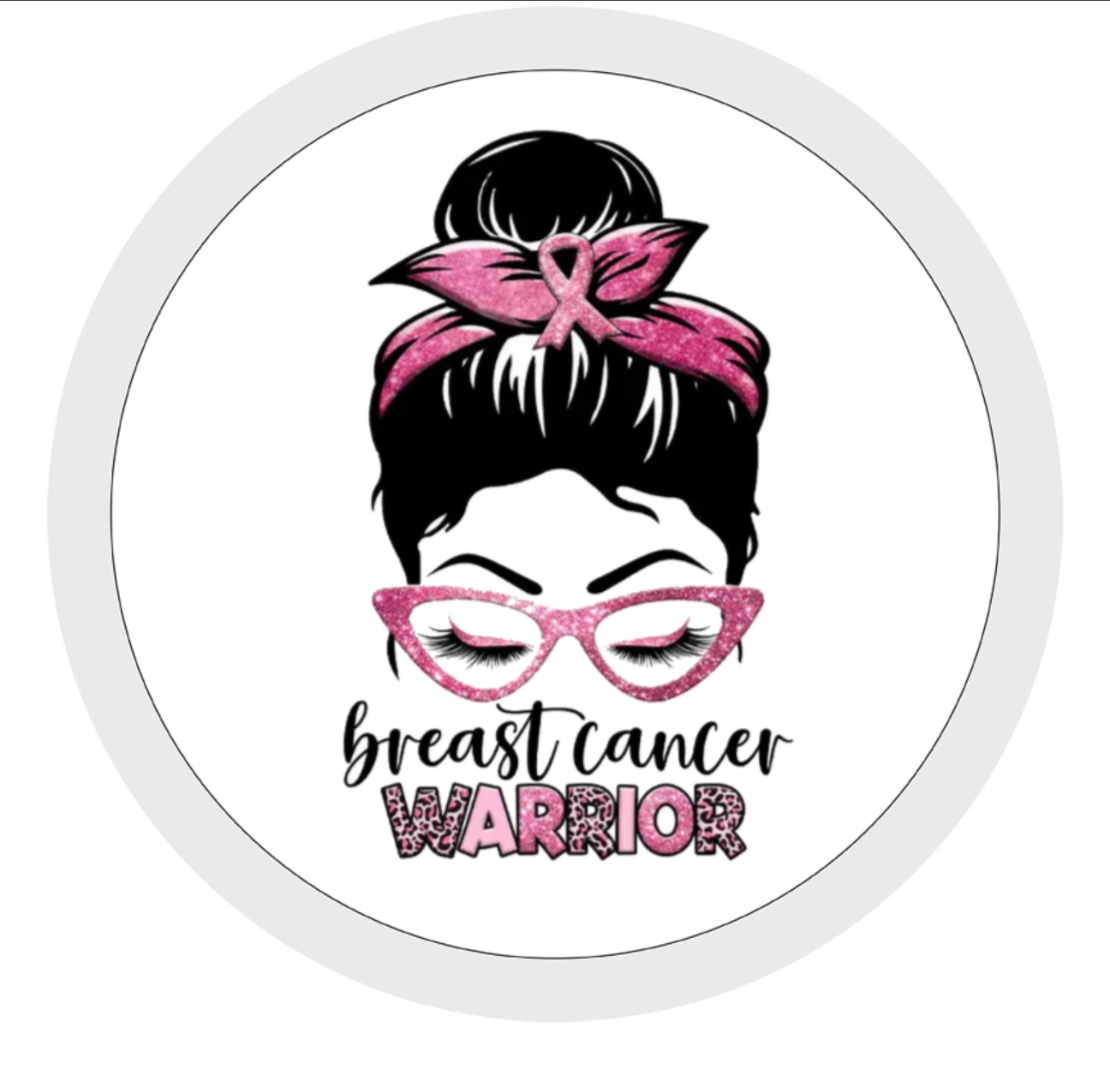 Breast Cancer Warrior, Ceramic Mug, Coaster, Cushion, Water Bottle, Keyring