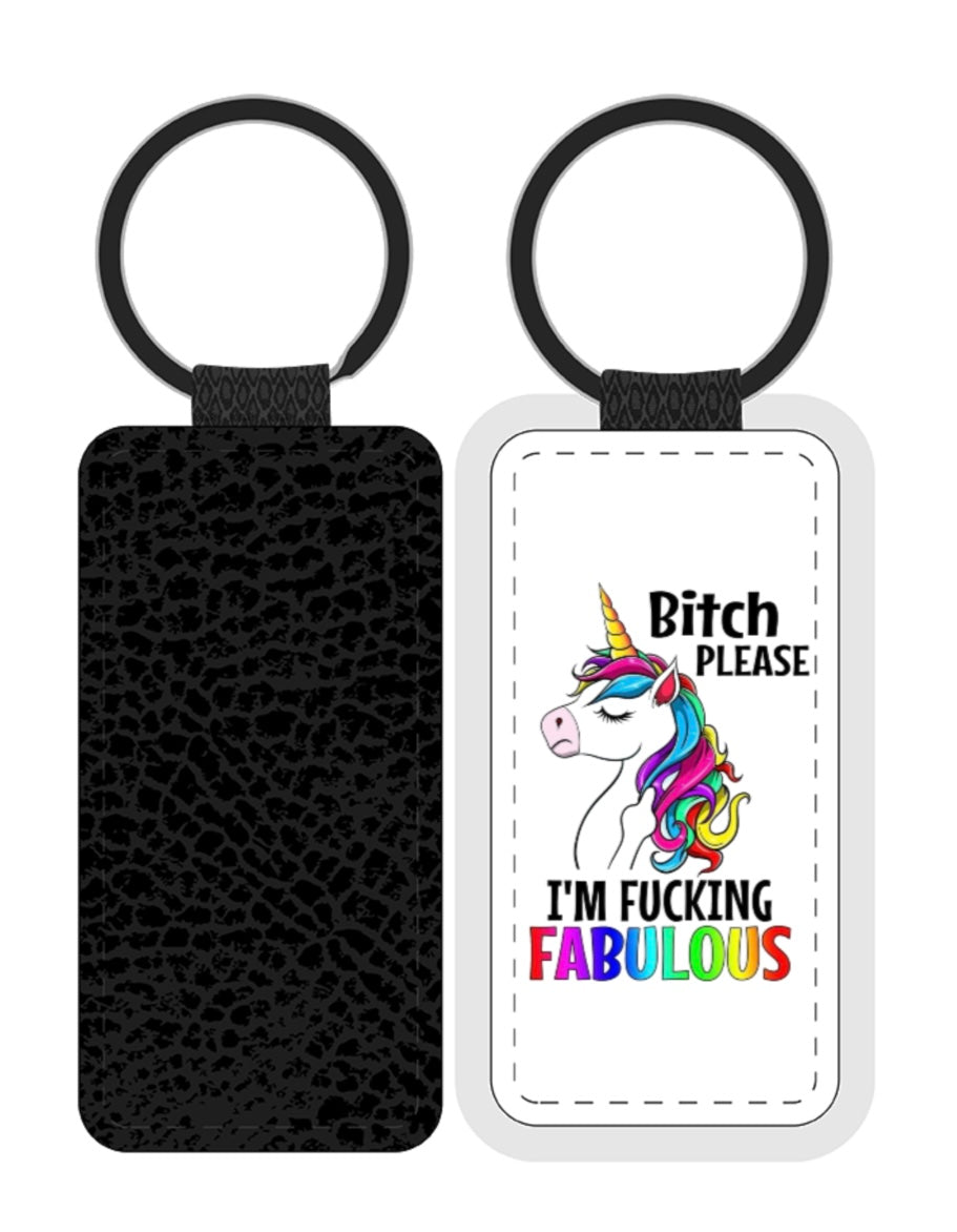 Bitch Please, Unicorn, Fabulous, Ceramic Mug, Coaster, Cushion, Water Bottle, Keyring, Travel Mug