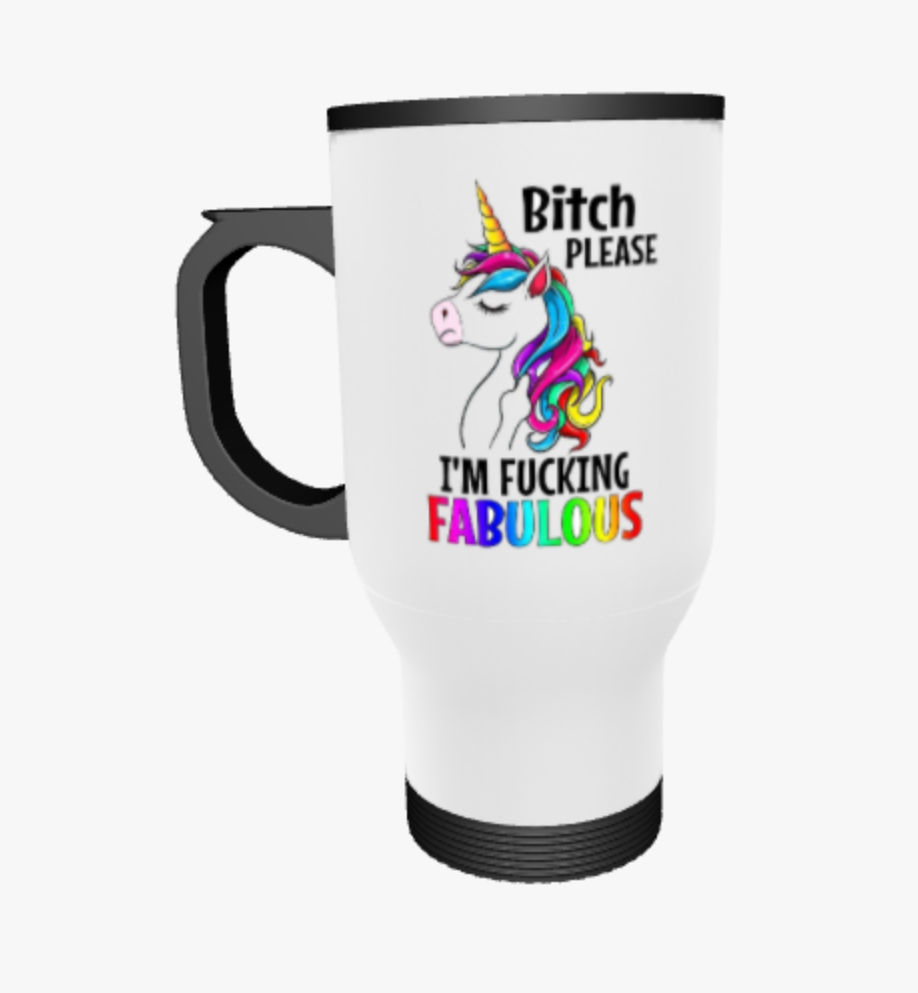 Bitch Please, Unicorn, Fabulous, Ceramic Mug, Coaster, Cushion, Water Bottle, Keyring, Travel Mug