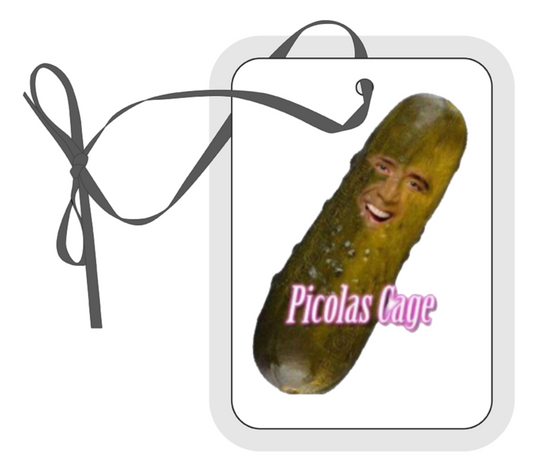 Hanging Air Freshener, Picolas Cage, Funny Car Air Freshener