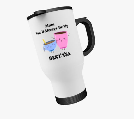 Best-Tea, Travel Mug, Ceramic Mug, Coaster, Cushion, Water Bottle, Keyring