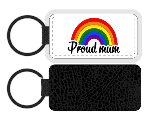 Proud Mum, LGBTQ+ Travel Mug, Ceramic Mug, Coaster, Cushion, Water Bottle, Keyring