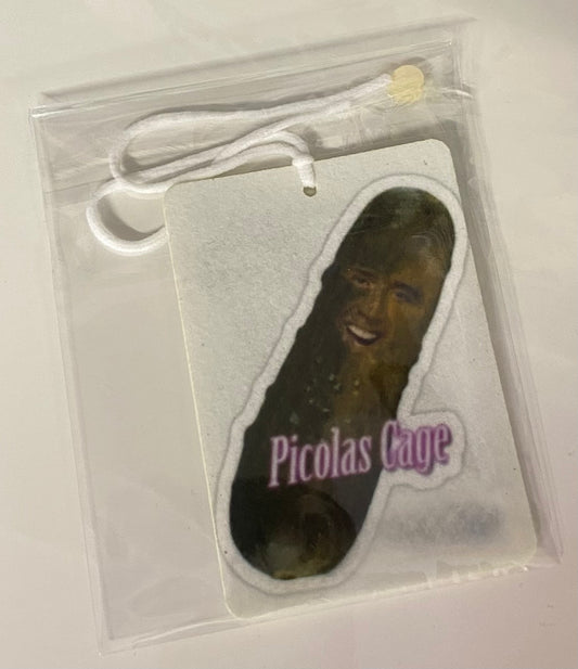 Picolas Cage, Hanging Air Freshener, Funny Car Air Freshener