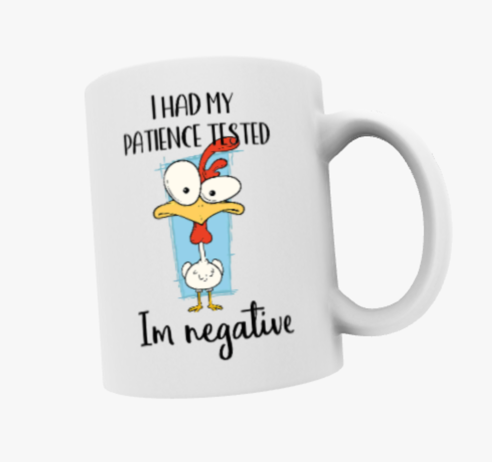 I Had My Patience Tested, Travel Mug, Ceramic Mug, Coaster, Cushion, Water Bottle, Keyring